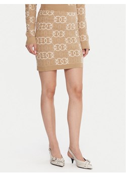 PINKO Spódnica mini Bang Bang 106040 A2YD Beżowy Slim Fit ze sklepu MODIVO w kategorii Spódnice - zdjęcie 185913318