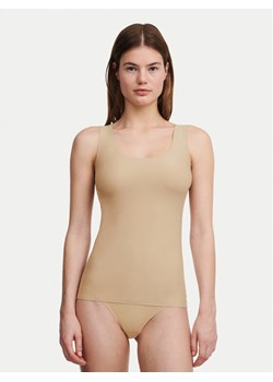 Chantelle Top Soft Stretch C26460 Beżowy Regular Fit ze sklepu MODIVO w kategorii Podkoszulki i halki - zdjęcie 185913388