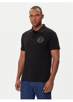 Versace Jeans Couture Polo 79GAGT06 CJ01T Czarny Regular Fit ze sklepu MODIVO w kategorii T-shirty męskie - zdjęcie 185913498