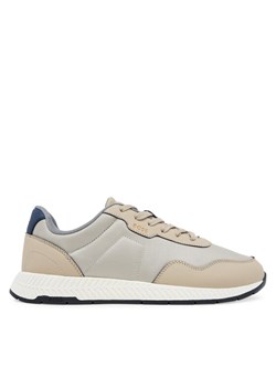 BOSS Sneakersy Titanium 50536481 Beżowy ze sklepu MODIVO w kategorii Buty sportowe męskie - zdjęcie 185913558