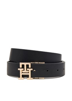 Tommy Hilfiger Pasek Damski Th Modern 3.0 Rev Mono AW0AW18019 Czarny ze sklepu MODIVO w kategorii Paski damskie - zdjęcie 185913586