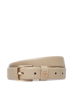 Tommy Hilfiger Pasek Damski Th Square 2.5 Go AW0AW17756 Beżowy ze sklepu MODIVO w kategorii Paski damskie - zdjęcie 185913626