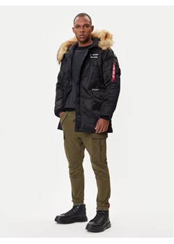 Alpha Industries Kurtka zimowa N3B Airborne 188141 Czarny Regular Fit ze sklepu MODIVO w kategorii Parki męskie - zdjęcie 185913657