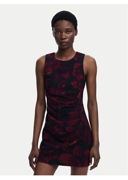 Desigual Sukienka koktajlowa Petofrunce 25WWVW20 Bordowy Slim Fit ze sklepu MODIVO w kategorii Sukienki - zdjęcie 185913698