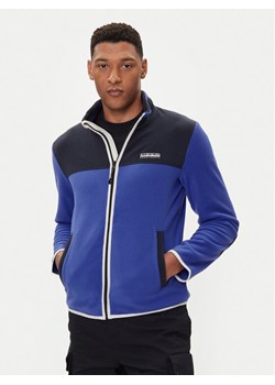 Napapijri Polar T-Dergana NP0A88V1 Niebieski Regular Fit ze sklepu MODIVO w kategorii Bluzy męskie - zdjęcie 185913747