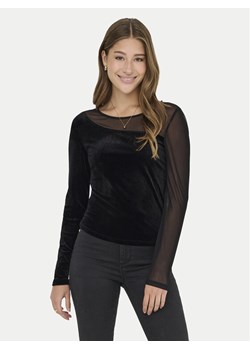 ONLY Bluzka Smooth 15360668 Czarny Slim Fit ze sklepu MODIVO w kategorii Bluzki damskie - zdjęcie 185913806