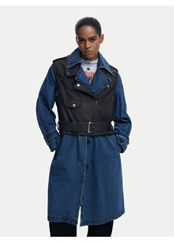 Desigual Płaszcz przejściowy Denimbike 25WWEW52 Niebieski Regular Fit ze sklepu MODIVO w kategorii Płaszcze damskie - zdjęcie 185914068