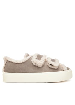 Inuikii Sneakersy Shearling Low Velcro 1001.001.0231 Szary ze sklepu MODIVO w kategorii Buty sportowe damskie - zdjęcie 185914069