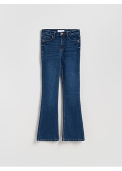 Reserved - Jeansy flare bootcut - granatowy ze sklepu Reserved w kategorii Jeansy damskie - zdjęcie 185921308