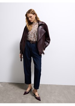 Mohito - Kurtka typu biker - mahoń ze sklepu Mohito w kategorii Kurtki damskie - zdjęcie 185925987