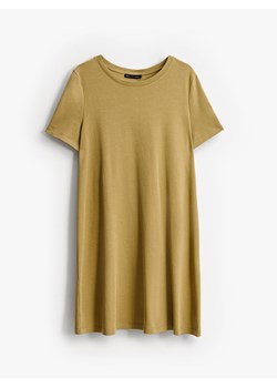 Mohito - Bawełniana sukienka mini - zielony ze sklepu Mohito w kategorii Sukienki - zdjęcie 185926739