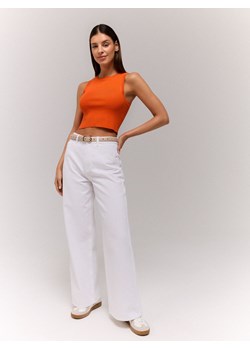 Mohito - Jeansy wide leg - biały ze sklepu Mohito w kategorii Jeansy damskie - zdjęcie 185927416
