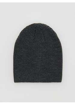 Reserved - Czapka beanie - ciemnoszary ze sklepu Reserved w kategorii Czapki zimowe męskie - zdjęcie 185928498