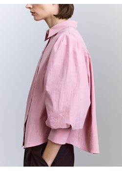 Reserved - Koszula z bufiastymi rękawami - pastelowy róż - id: 050IC-03X - marki Reserved - 185928855 Reserved - Koszula z bufiastymi rękawami - pastelowy róż ze sklepu Reserved w kategorii Koszule damskie - zdjęcie 185928855