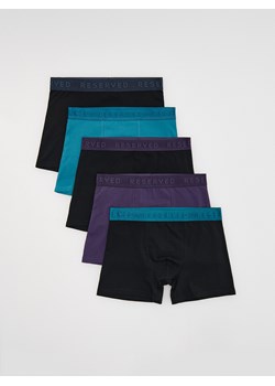 Reserved - 5 pack bokserek Long - czarny ze sklepu Reserved w kategorii Majtki męskie - zdjęcie 185929026