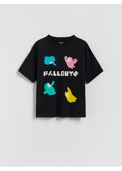 Reserved - T-shirt Fall Guys - czarny ze sklepu Reserved w kategorii T-shirty chłopięce - zdjęcie 185930207