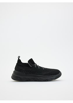 Reserved - Sportowe sneakersy - czarny ze sklepu Reserved w kategorii Buty sportowe męskie - zdjęcie 185931279