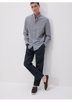 Reserved - Skórzane trampki - ciemnoszary ze sklepu Reserved w kategorii Trampki męskie - zdjęcie 185931847