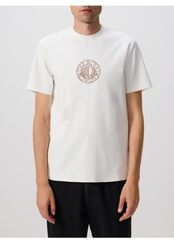 Reserved - T-shirt regular z merceryzowaną bawełną - złamana biel ze sklepu Reserved w kategorii T-shirty męskie - zdjęcie 185933327