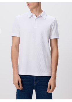Reserved - Koszulka polo regular fit - złamana biel ze sklepu Reserved w kategorii T-shirty męskie - zdjęcie 185933609
