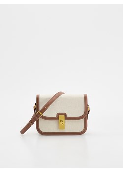 Reserved - Żakardowa torebka na ramię - brązowy ze sklepu Reserved w kategorii Listonoszki - zdjęcie 185934158