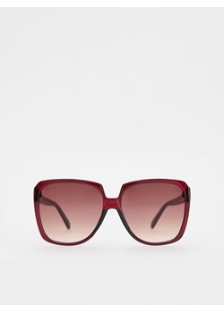 Reserved - Okulary przeciwsłoneczne - bordowy ze sklepu Reserved w kategorii Okulary przeciwsłoneczne damskie - zdjęcie 185934187