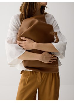 Reserved - Torebka shopper - brązowy ze sklepu Reserved w kategorii Torby Shopper bag - zdjęcie 185934585