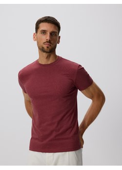 Reserved - T-shirt slim fit - brązowy ze sklepu Reserved w kategorii T-shirty męskie - zdjęcie 185938116