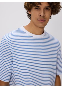 Reserved - T-shirt relaxed fit - biały ze sklepu Reserved w kategorii T-shirty męskie - zdjęcie 185938338