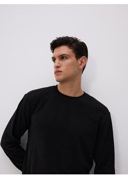 Reserved - Longsleeve regular - czarny ze sklepu Reserved w kategorii T-shirty męskie - zdjęcie 185938527