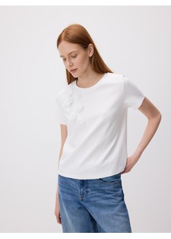 Reserved - T-shirt oversize z aplikacjami - wielobarwny ze sklepu Reserved w kategorii Bluzki damskie - zdjęcie 185940299