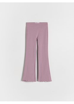 Reserved - Legginsy flare - fioletowy ze sklepu Reserved w kategorii Spodnie dziewczęce - zdjęcie 185945597