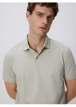 Reserved - Koszulka polo regular - jasnozielony ze sklepu Reserved w kategorii T-shirty męskie - zdjęcie 185946076