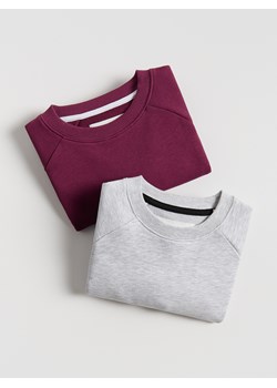 Reserved - Bawełniana bluza 2 pack - jasnoszary ze sklepu Reserved w kategorii Bluzy chłopięce - zdjęcie 185948367