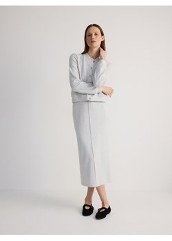 Reserved - Bluza bomberka - jasnoszary ze sklepu Reserved w kategorii Bluzy damskie - zdjęcie 185949385