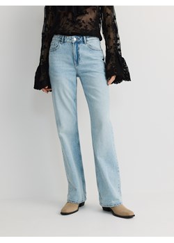 Reserved - Jeansy wide leg - niebieski ze sklepu Reserved w kategorii Jeansy damskie - zdjęcie 185950808
