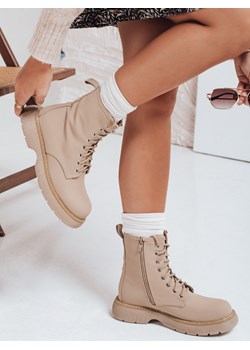 Botki damskie MOONSTONE khaki Dstreet ZY0369 ze sklepu DSTREET.PL w kategorii Workery damskie - zdjęcie 185951839