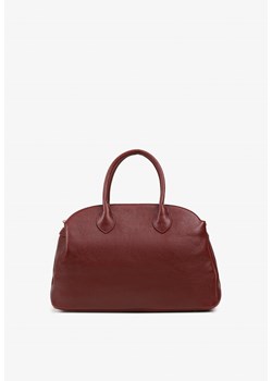 Bordowa Torebka Shopperka na Ramię z Paskiem Arovire ze sklepu renee.pl w kategorii Torby Shopper bag - zdjęcie 185954396