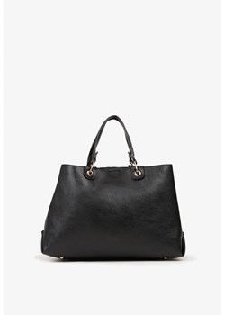 Czarna Duża Torebka Shopperka z Metalicznymi Ozdobami Anurriva ze sklepu renee.pl w kategorii Torby Shopper bag - zdjęcie 185954408