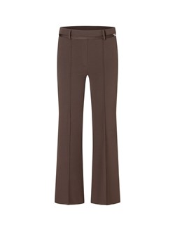 Cambio Spodnie - Francoise Kobiety czekoladowy wypukły wzór tkaniny ze sklepu vangraaf w kategorii Spodnie damskie - zdjęcie 185956638