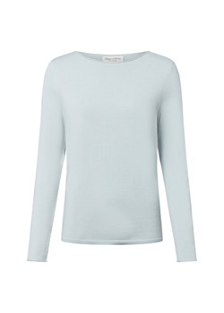 Marc O'Polo Sweter damski z dzianiny z zawartością wełny dziewiczej Kobiety wełna ze strzyży jasnoniebieski jednolity ze sklepu vangraaf w kategorii Swetry damskie - zdjęcie 185956678