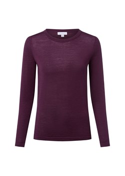 brookshire Sweter z dzianiny merino Kobiety Wełna bakłażanowy jednolity ze sklepu vangraaf w kategorii Swetry damskie - zdjęcie 185956757