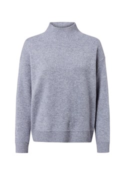 Marie Lund Damski sweter merino Kobiety Wełna merino szary marmurkowy ze sklepu vangraaf w kategorii Swetry damskie - zdjęcie 185956765