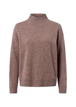 Marie Lund Damski sweter merino Kobiety Wełna merino kasztanowy marmurkowy ze sklepu vangraaf w kategorii Swetry damskie - zdjęcie 185956766