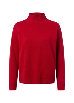 Marie Lund Damski sweter merino Kobiety Wełna merino czerwony jednolity ze sklepu vangraaf w kategorii Swetry damskie - zdjęcie 185956767