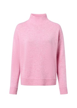 Marie Lund Damski sweter merino Kobiety Wełna merino różowy marmurkowy ze sklepu vangraaf w kategorii Swetry damskie - zdjęcie 185956769