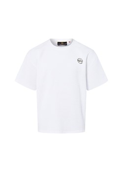 Alpha Industries Koszulka męska - Studio Waffle Mężczyźni Bawełna biały wypukły wzór tkaniny ze sklepu vangraaf w kategorii T-shirty męskie - zdjęcie 185956776