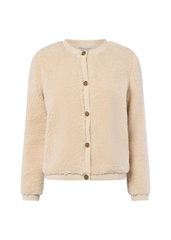 Marie Lund Damska kurtka pluszowa Kobiety Sztuczne włókno beżowy jednolity ze sklepu vangraaf w kategorii Kurtki damskie - zdjęcie 185956779