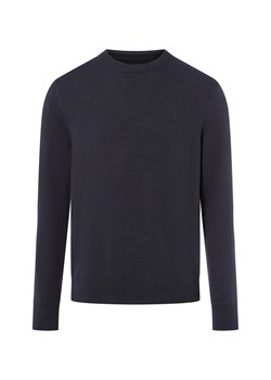 Marc O'Polo Sweter z zawartością wełny dziewiczej Mężczyźni granatowy marmurkowy ze sklepu vangraaf w kategorii Swetry męskie - zdjęcie 185956855