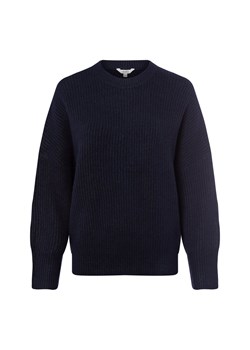 mbyM Damski sweter z dzianiny - Gillian Kobiety dzianina grubo tkana granatowy jednolity ze sklepu vangraaf w kategorii Swetry damskie - zdjęcie 185956887